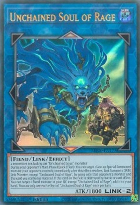 Unchained Soul of Rage MP20-EN173 Ultra Rare Englisch