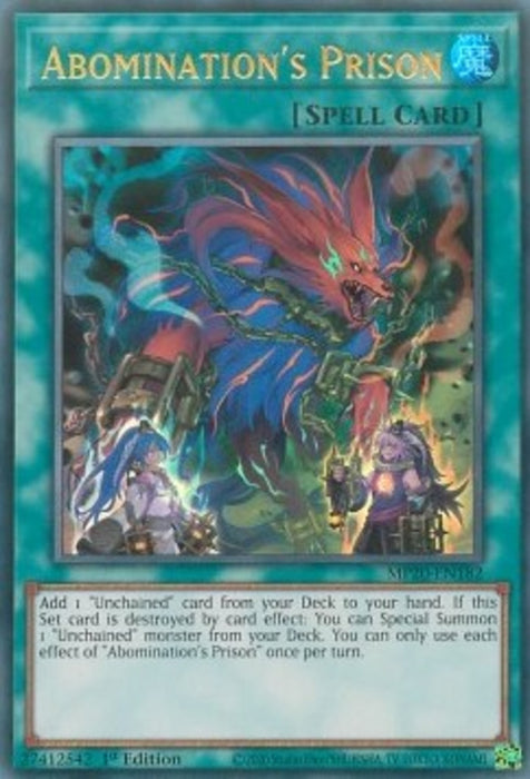 Abomination's Prison MP20-EN182 Ultra Rare Englisch