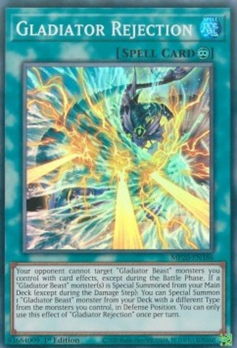 Gladiator Rejection MP20-EN186 Super Rare Englisch