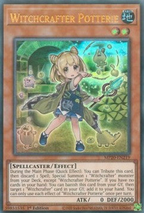 Witchcrafter Potterie MP20-EN219 Ultra Rare Englisch