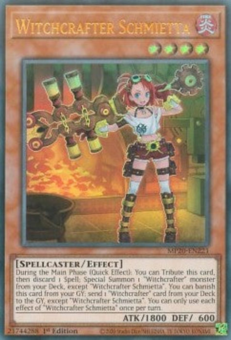 Witchcrafter Schmietta MP20-EN221 Ultra Rare Englisch
