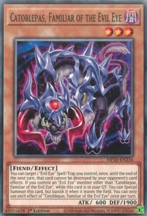 Catoblepas, Familiar of the Evil Eye MP20-EN234 Common Englisch
