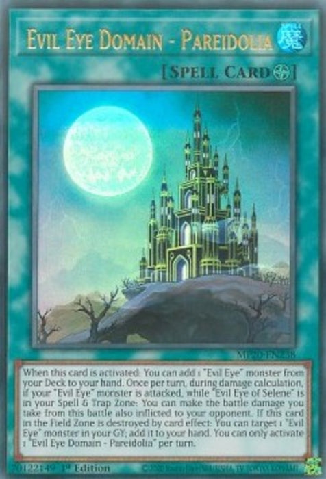 Evil Eye Domain - Pareidolia MP20-EN238 Ultra Rare Englisch