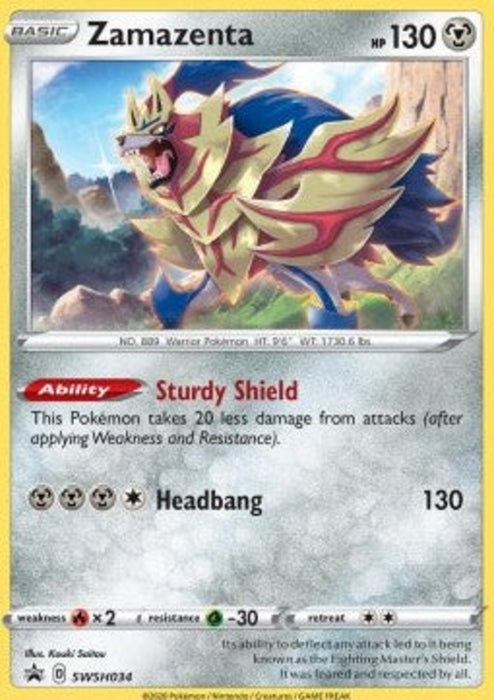 Zamazenta SWSH-034 Promo Deutsch