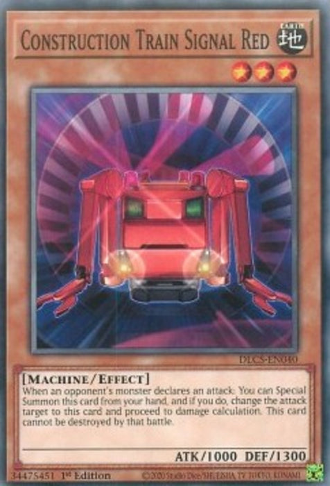 Construction Train Signal Red DLCS-EN040 Common Englisch