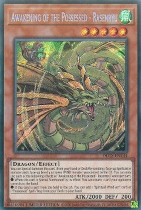 Awakening of the Possessed - Rasenryu DLCS-EN144 Secret Rare Englisch