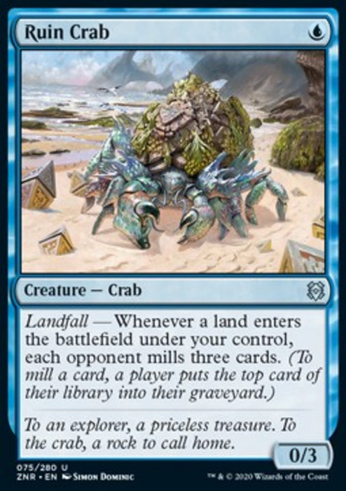 Ruin Crab ZNR-75 Uncommon Englisch