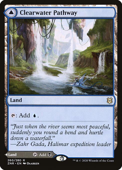 Magic: Clearwater Pathway // Murkwater Pathway
