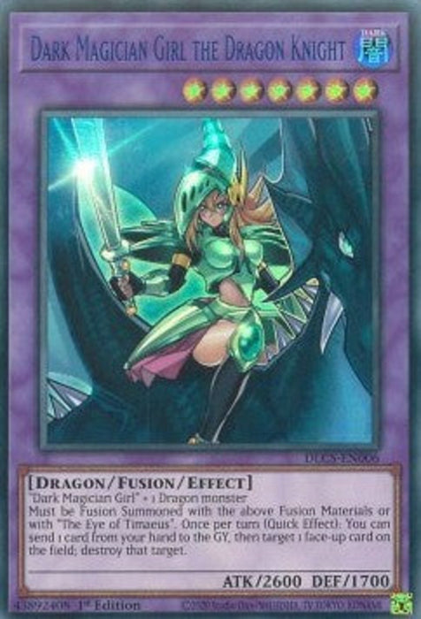 Dark Magician Girl the Dragon Knight (V.2) DLCS-EN006 Ultra Rare Englisch