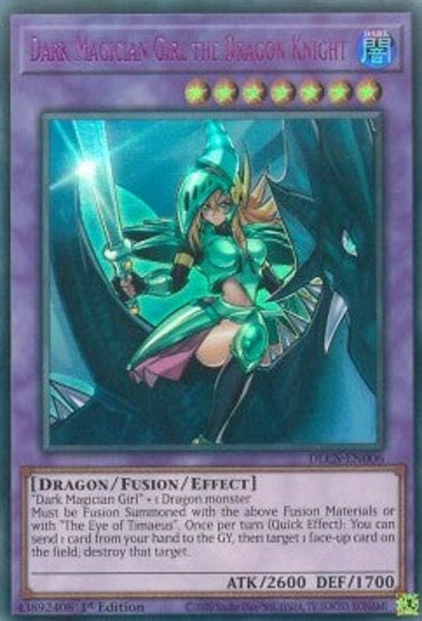 Dark Magician Girl the Dragon Knight (V.4) DLCS-EN006 Ultra Rare Englisch