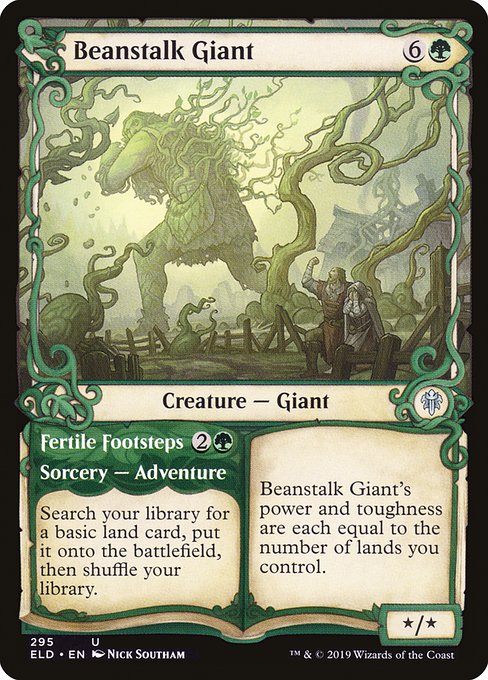 Beanstalk Giant // Fertile Footsteps - Back Face