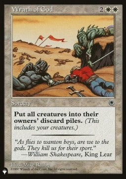 Wrath of God ZNL- Rare Englisch