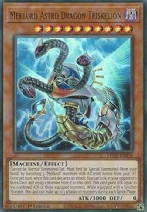 Meklord Astro Dragon Triskelion LED7-EN016 Ultra Rare Englisch