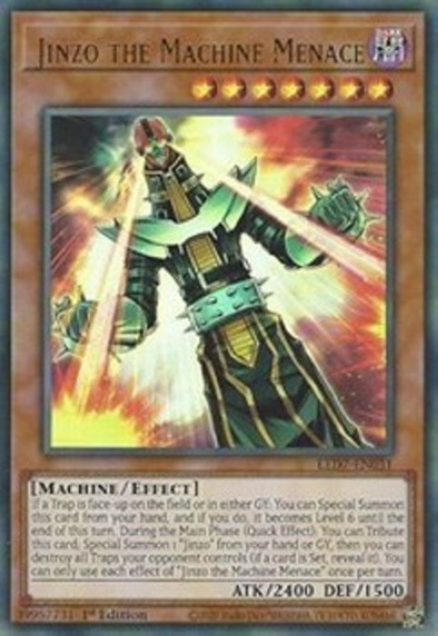 Jinzo the Machine Menace LED7-EN031 Ultra Rare Englisch