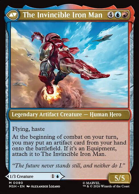 Tony Stark // The Invincible Iron Man - Back Face