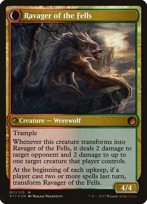 Huntmaster of the Fells // Ravager of the Fells - Back Face