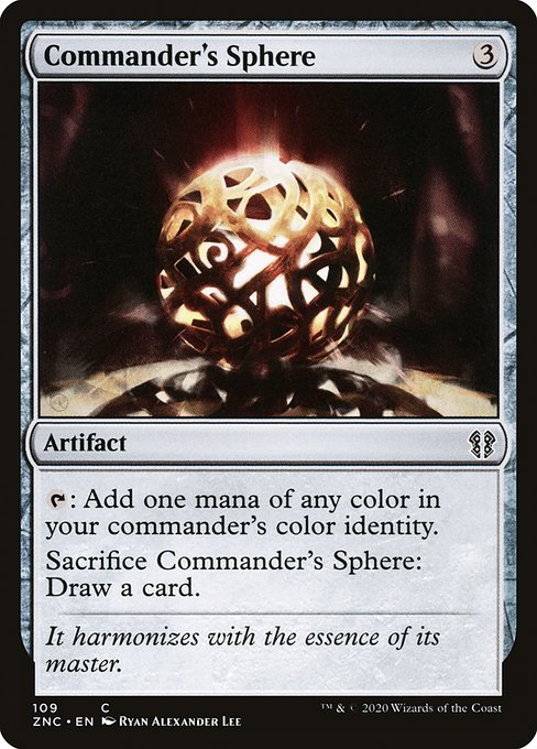 Commander's Sphere ZNC-109 Common Englisch