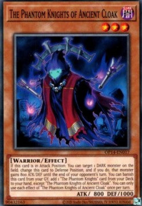 The Phantom Knights of Ancient Cloak OP14-EN017 Common Amerikanisch