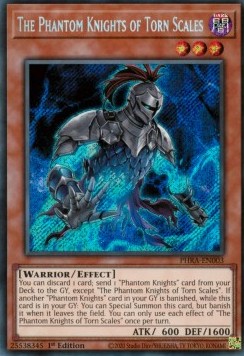 The Phantom Knights of Torn Scales (V.1) PHRA-EN003 Secret Rare Englisch