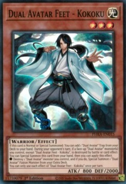 Dual Avatar Feet - Kokoku PHRA-EN015 Super Rare Englisch