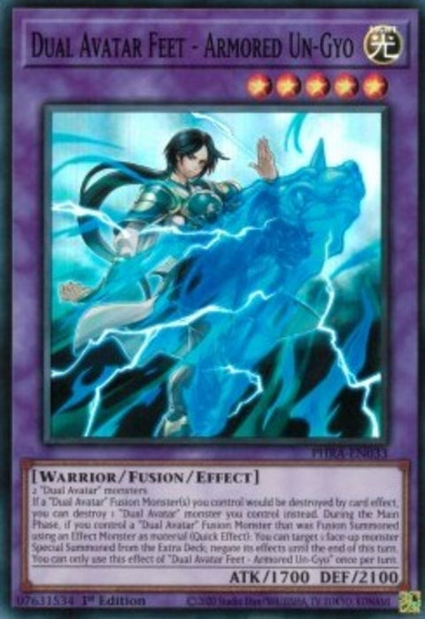 Dual Avatar Feet - Armored Un-Gyo PHRA-EN033 Super Rare Englisch