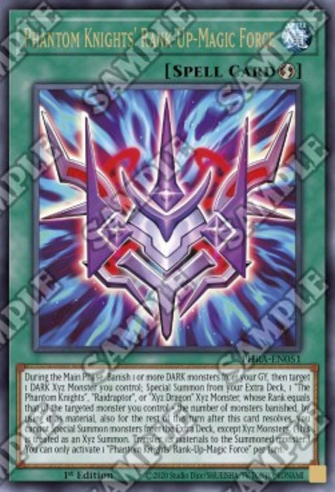 Phantom Knights' Rank-Up-Magic Force PHRA-EN051 Ultra Rare Englisch