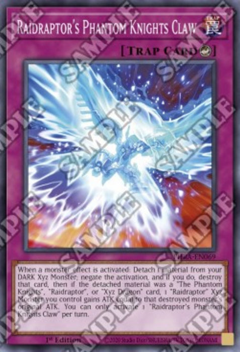 Raidraptor's Phantom Knights Claw PHRA-EN069 Super Rare Englisch
