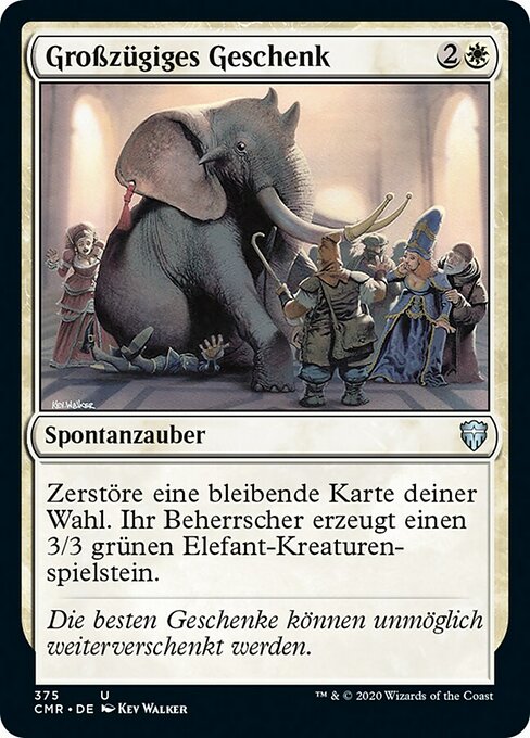 Großzügiges Geschenk XCMR-375 Uncommon Deutsch