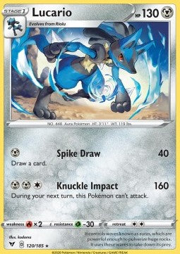 Lucario VIV-120 Rare Englisch