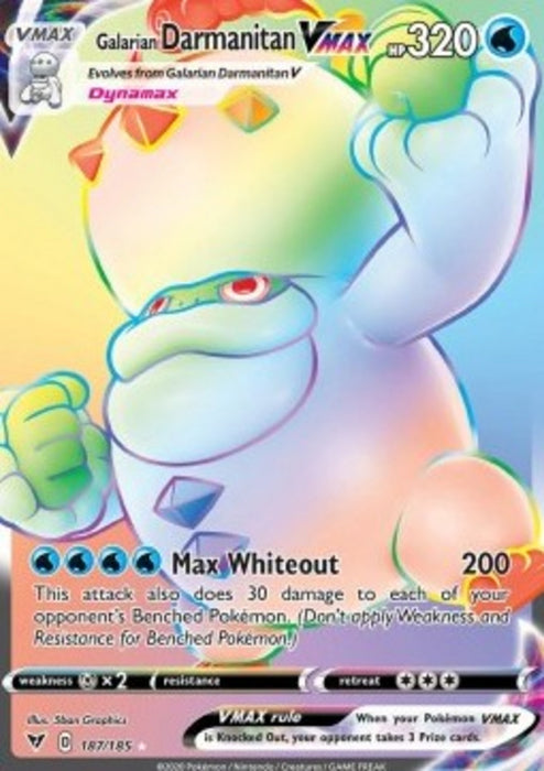 Galarian Darmanitan VMAX VIV-187 Secret Rare Deutsch