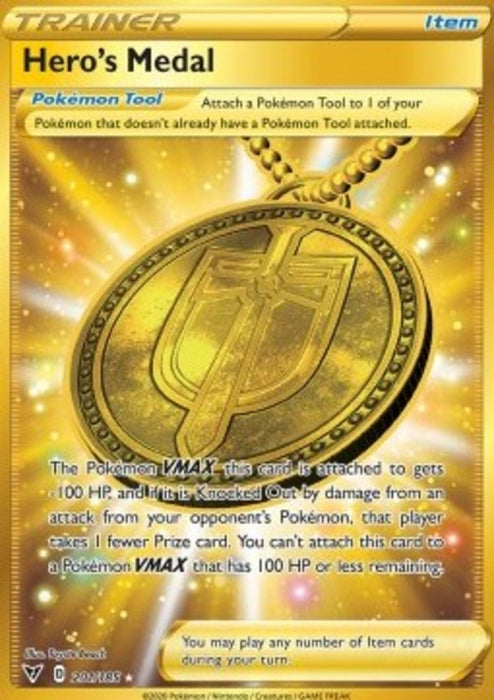 Heldenmedaille VIV-201 Secret Rare Deutsch