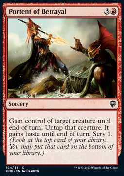 Portent of Betrayal CMR-194 Common Englisch