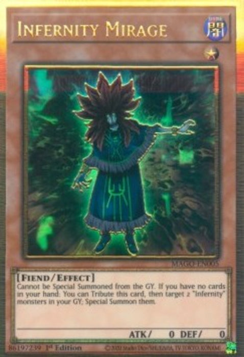 Infernity Mirage MAGO-EN005 Premium Gold Rare Englisch