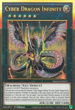 Cyber Dragon Infinity (V.1) MAGO-EN033 Premium Gold Rare Englisch