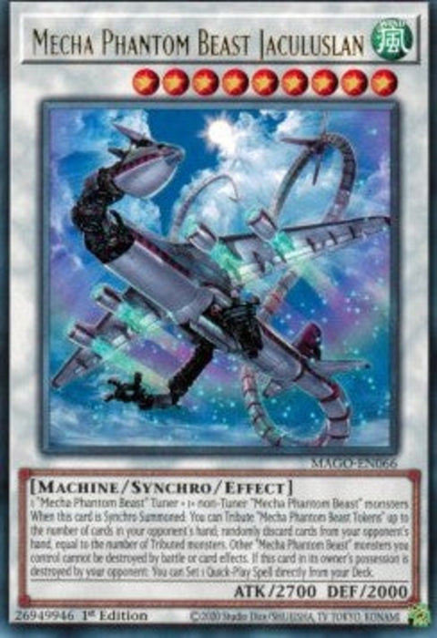 Mecha Phantom Beast Jaculuslan MAGO-EN066 Rare Englisch