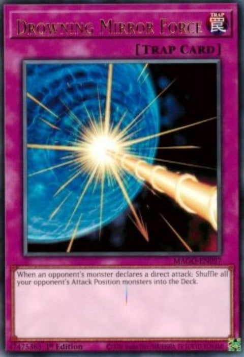 Drowning Mirror Force MAGO-EN097 Rare Englisch