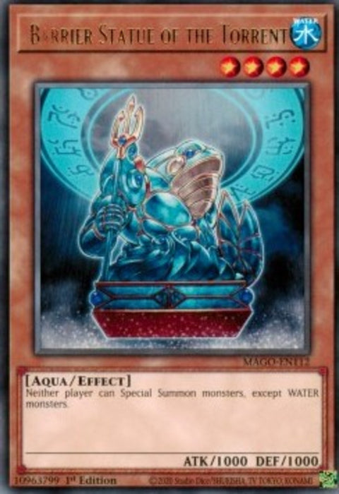 Barrier Statue of the Torrent MAGO-EN112 Rare Englisch