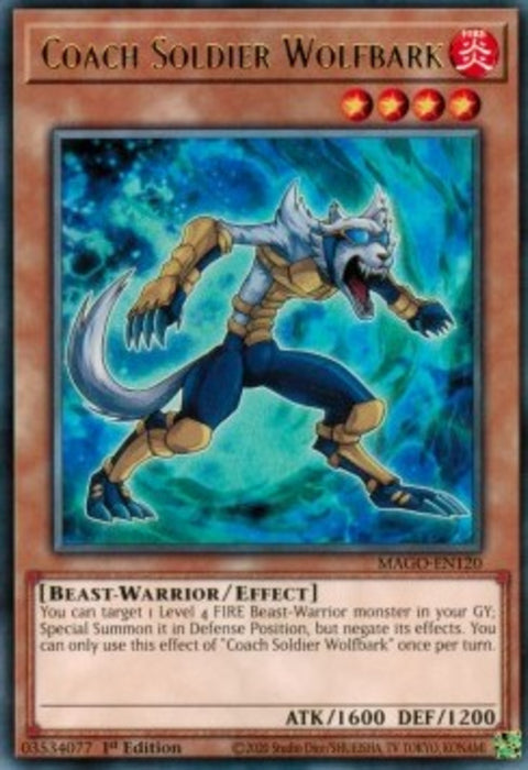 Coach Soldier Wolfbark MAGO-EN120 Rare Englisch