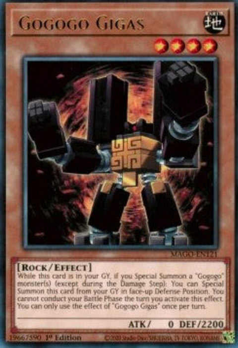 Gogogo Gigas MAGO-EN121 Rare Englisch