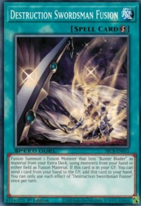 Destruction Swordsman Fusion SBCB-EN015 Common Englisch