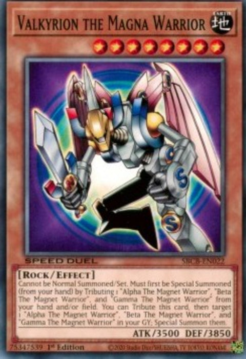 Valkyrion the Magna Warrior (V.1) SBCB-EN022 Common Englisch
