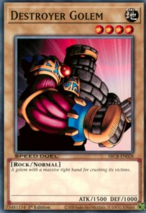 Destroyer Golem SBCB-EN028 Common Englisch