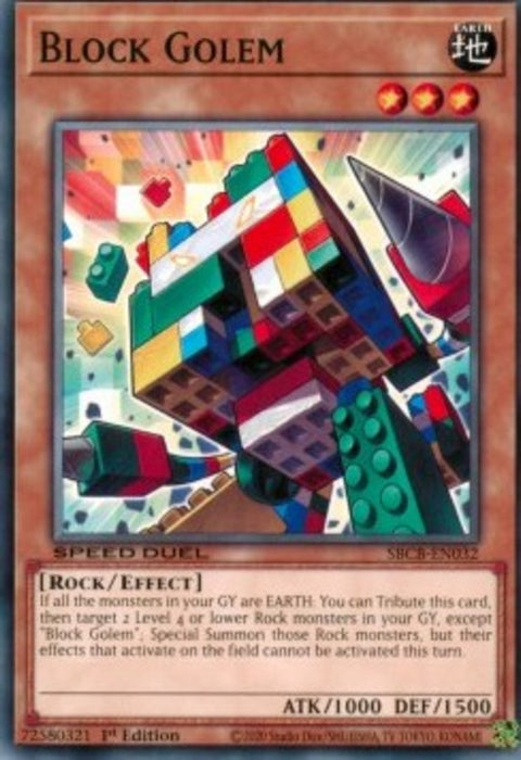 Block Golem SBCB-EN032 Common Englisch