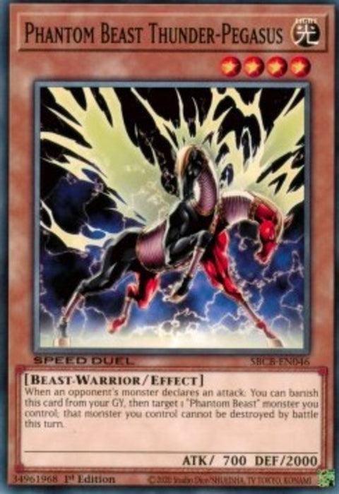 Phantom Beast Thunder-Pegasus SBCB-EN046 Common Englisch
