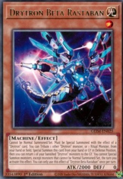 Drytron Beta Rastaban GEIM-EN025 Rare Englisch