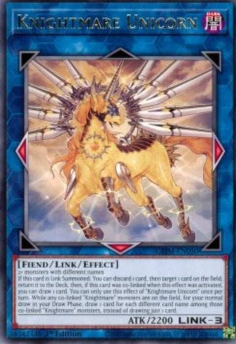 Knightmare Unicorn (V.1) GEIM-FR050 Rare Französisch