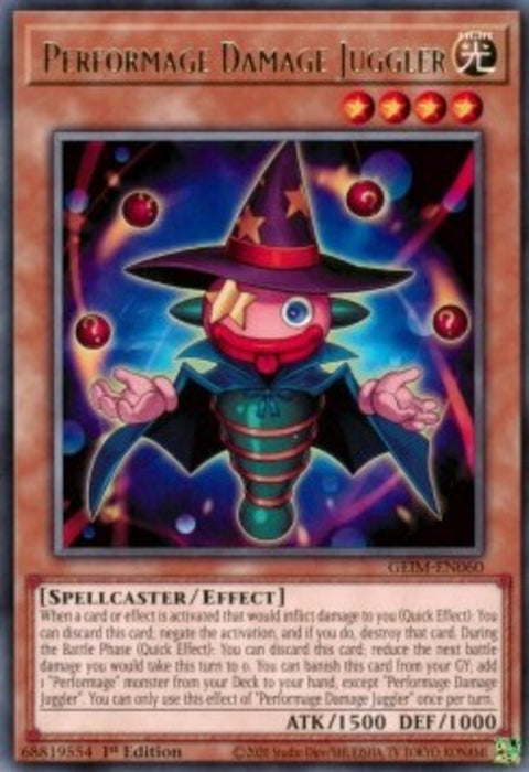 Performage Damage Juggler GEIM-EN060 Rare Englisch