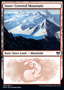 Snow-Covered Mountain (V.2) KHM-283 Land Englisch