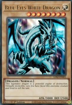 Blue-Eyes White Dragon (V.1) LDS2-EN001 Ultra Rare Englisch
