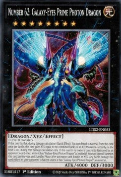 Number 62: Galaxy-Eyes Prime Photon Dragon LDS2-EN053 Common Englisch